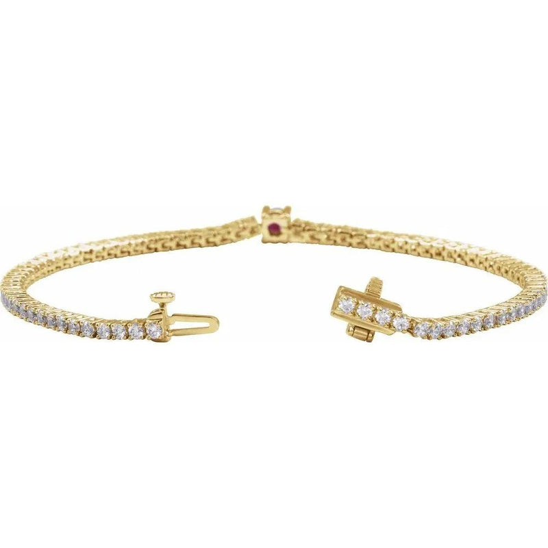 La Marquise de Montesquieu №1, Ruby & Diamond Tennis Bracelet