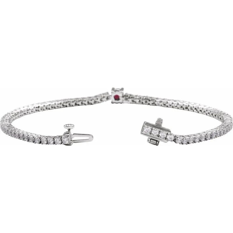 La Marquise de Montesquieu №1, Ruby & Diamond Tennis Bracelet