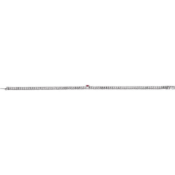 La Marquise de Montesquieu №1 Ruby and Diamond tennis bracelet by Beucher Paris