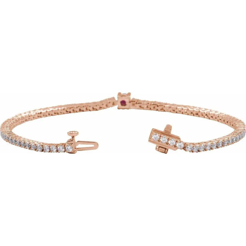 La Marquise de Montesquieu №1, Ruby & Diamond Tennis Bracelet