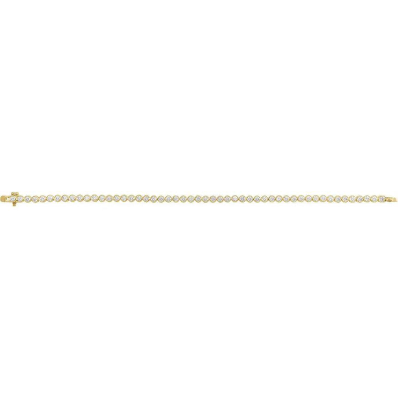 Rayons de Saint Germain, 14K Rose Gold Lab Grown Diamond Tennis Bracelet