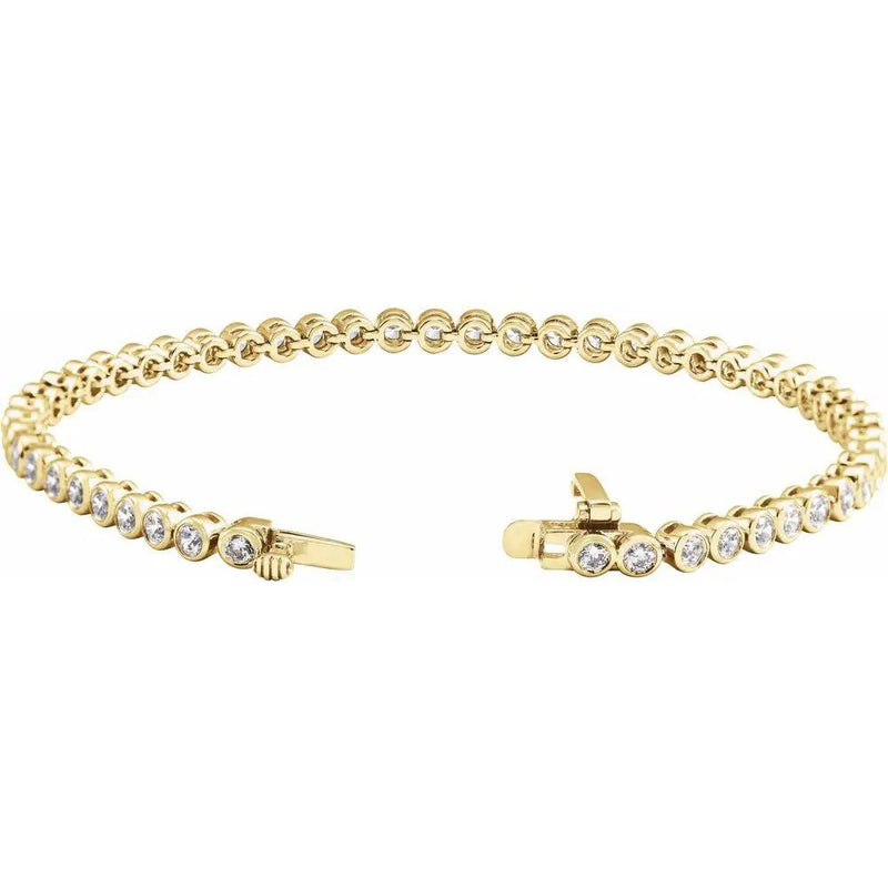 Rayons de Saint Germain, 14K Rose Gold Lab Grown Diamond Tennis Bracelet