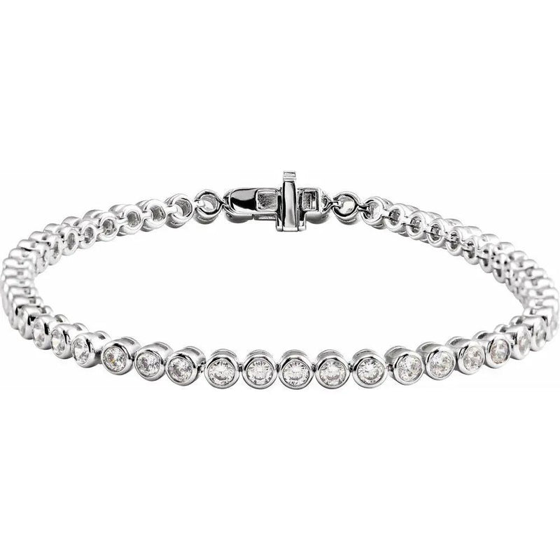 Rayons de Saint Germain, 14K Rose Gold Lab Grown Diamond Tennis Bracelet