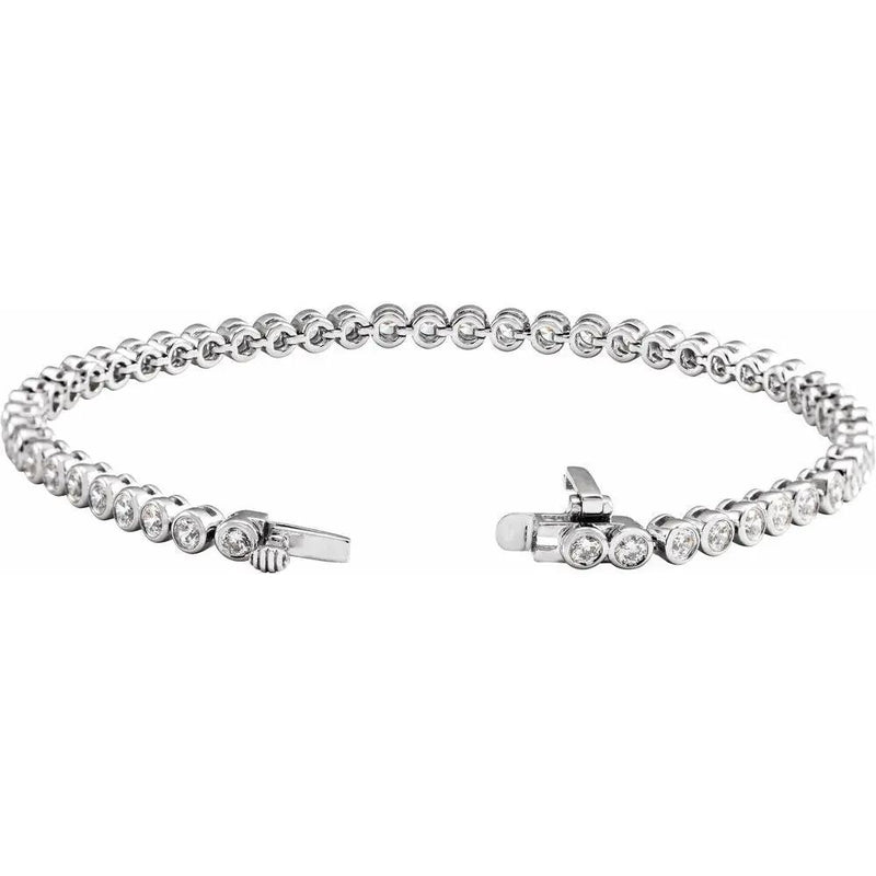 Rayons de Saint Germain, 14K Rose Gold Lab Grown Diamond Tennis Bracelet
