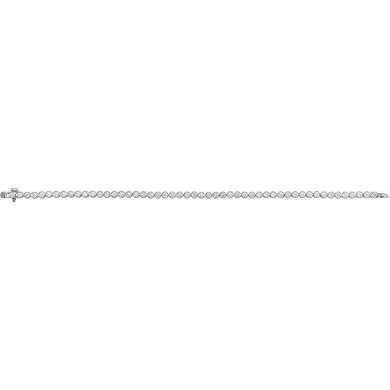 Rayons de Saint Germain, 14K Rose Gold Lab Grown Diamond Tennis Bracelet