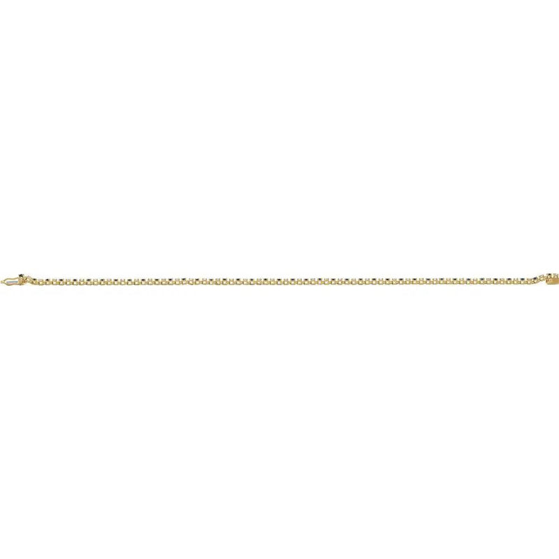 Lumière de Montmartre, Lab-Grown Blue Sapphire and Diamond Line Bracelet