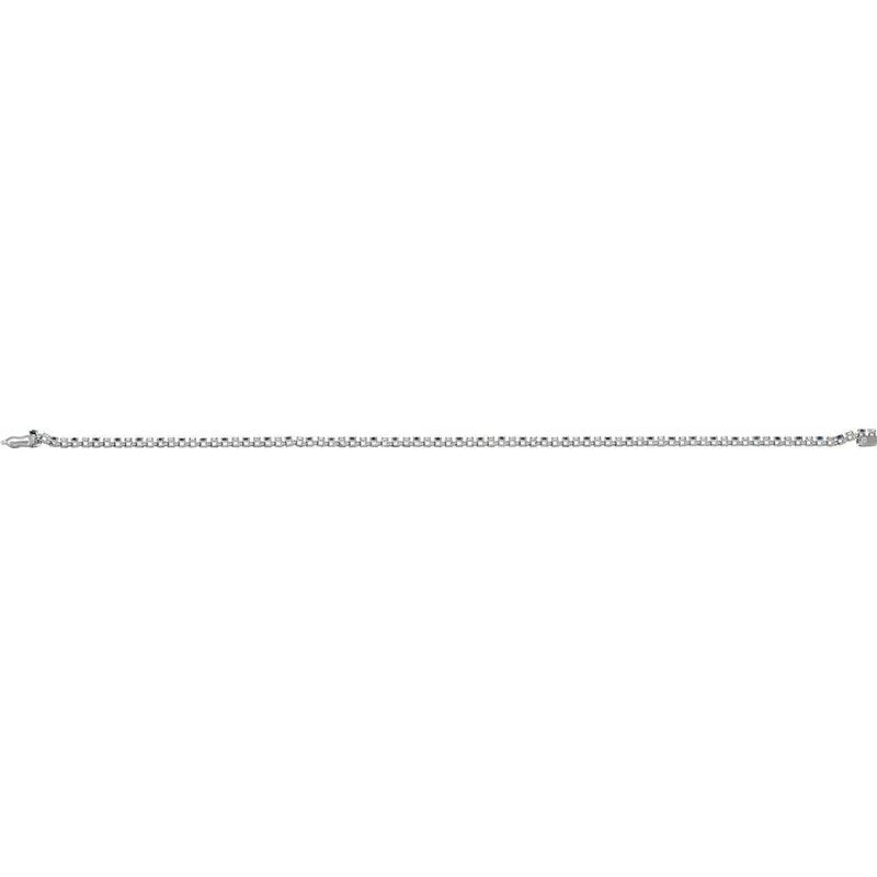 Lumière de Montmartre, Lab-Grown Blue Sapphire and Diamond Line Bracelet