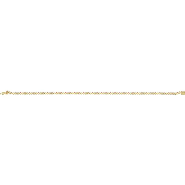 Les Rayons de Montmartre, 14K Rose Gold Lab-Grown Ruby Diamond Line Bracelet