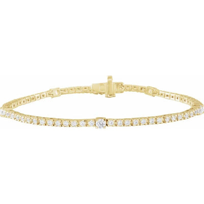 Étincelle de Montmartre, Lab-Grown Diamond Tennis Bracelet