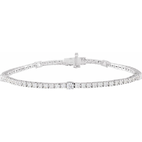 Étincelle de Montmartre, Lab-Grown Diamond Tennis Bracelet