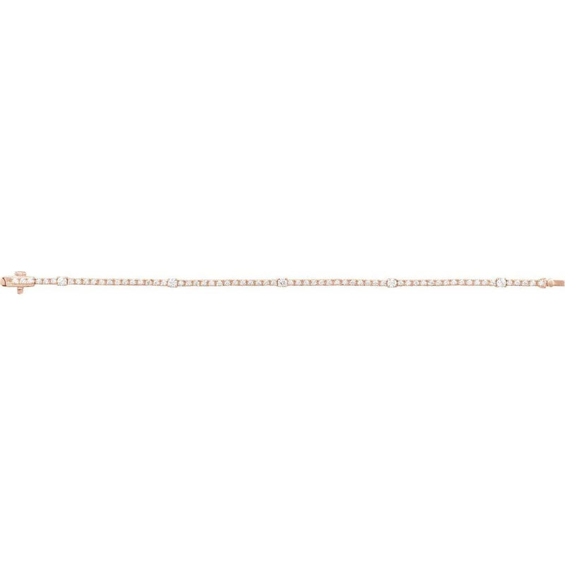 Étincelle de Montmartre, Lab-Grown Diamond Tennis Bracelet