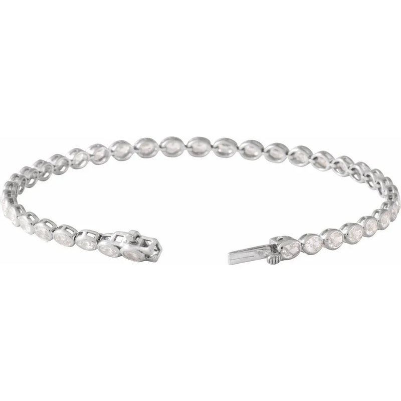 Scintille De Versailles, Yellow Gold Lab-Grown Diamond Tennis Bracelet