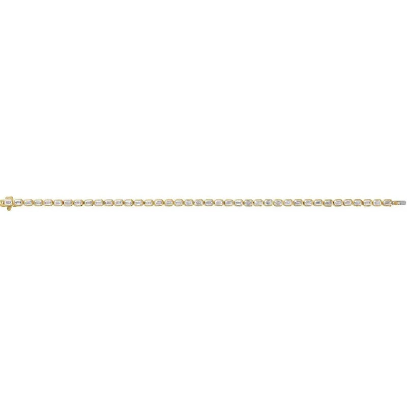 Lumière de Versailles, Lab-Grown Diamond Emerald Cut Tennis Bracelet