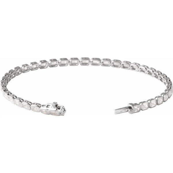 Lumière de Versailles, Lab-Grown Diamond Emerald Cut Tennis Bracelet
