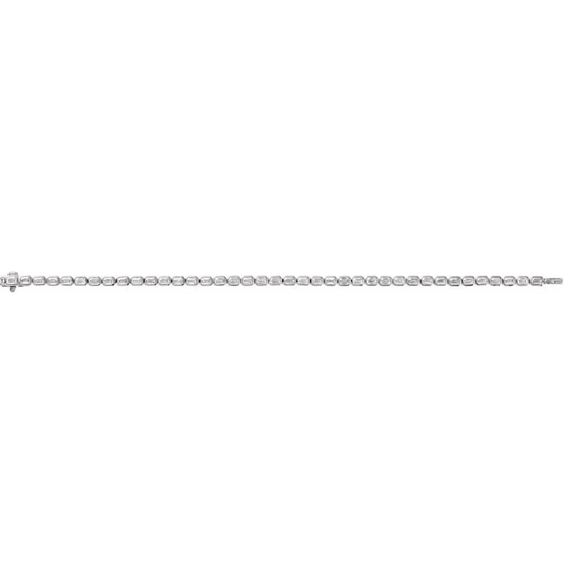 Lumière de Versailles, Lab-Grown Diamond Emerald Cut Tennis Bracelet