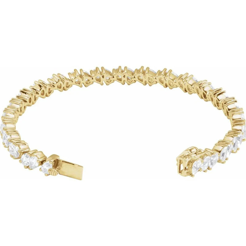 Éclat de Giverny, Lab-Grown Diamond Line Tennis Bracelet