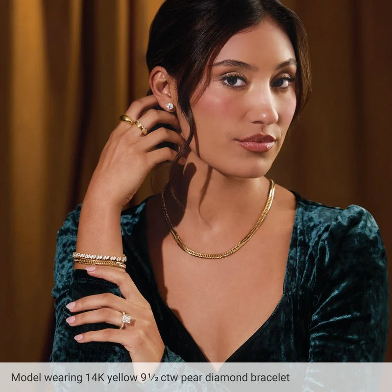 Éclat de Giverny, Lab-Grown Diamond Line Tennis Bracelet