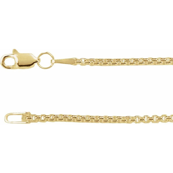Maille de Place Vendôme, White Gold Rounded Box Necklace
