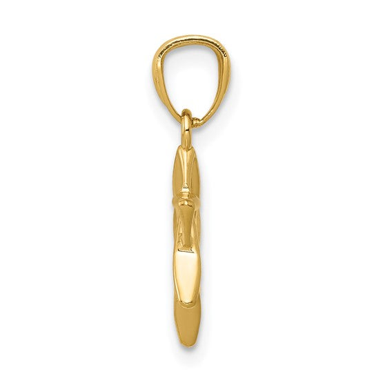 L'Etoile, Small Yellow Gold Star of David Pendant