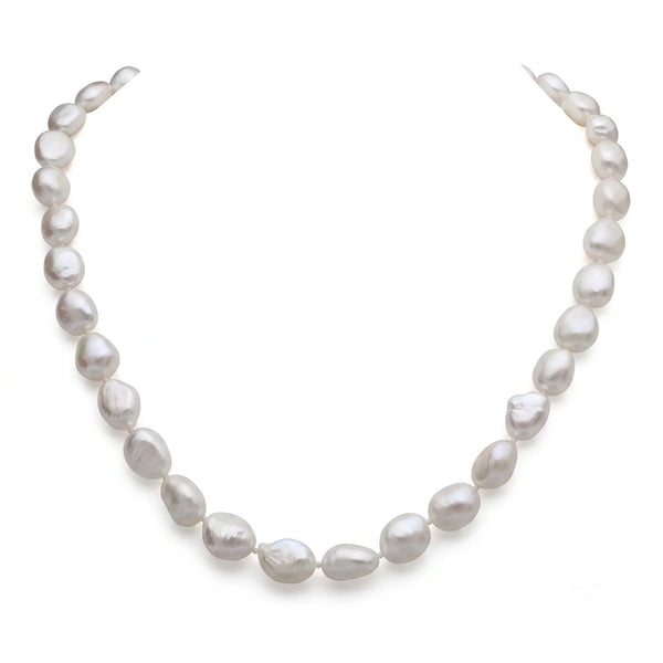 Aurore de la Seine, Cultured White Pearl Baroque Necklace