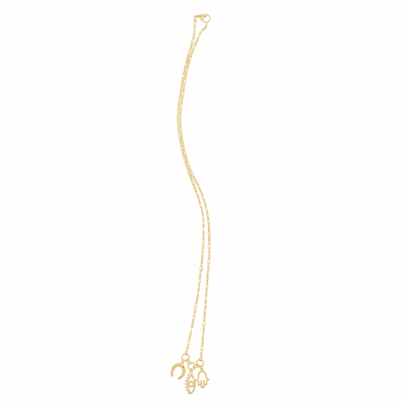 Lucky Charms Dangle Necklace (18")