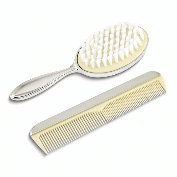 Argent de Montmartre, Sterling Silver Baby Comb and Brush Set