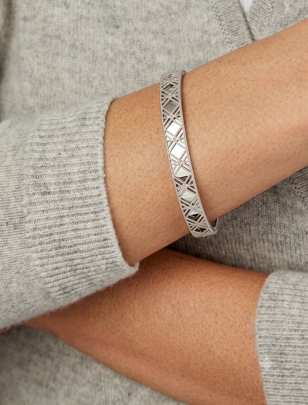 Rayon de Fontainebleau, White Gold Diamond Bracelet