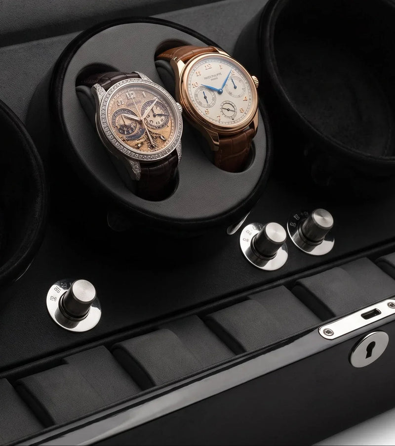 L'Écrin de Versailles, Piano Black Lacquer Watch Winder