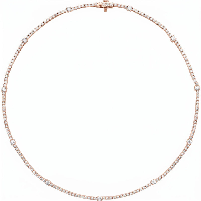 Aurore de Chambord, Lab-Grown Diamond Tennis Necklace