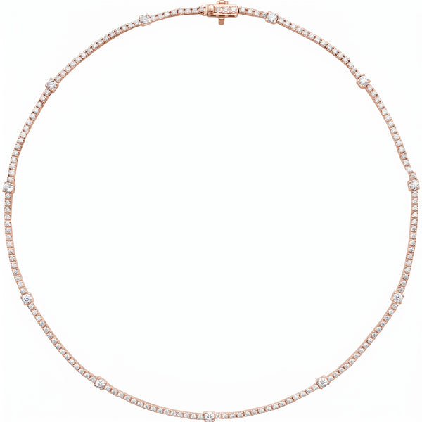 Aurore de Chambord, Lab-Grown Diamond Tennis Necklace