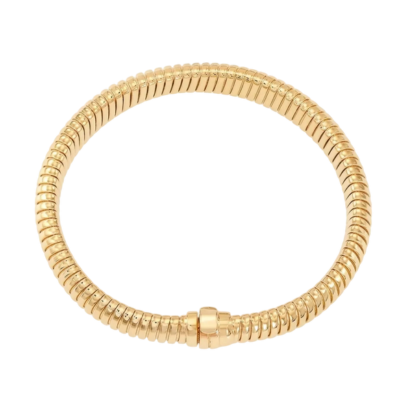 Velours de l'Opéra Garnier, Yellow Gold Woven Bangle