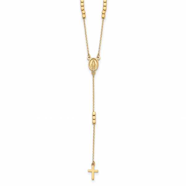 Grâce du Sacré-Cœur, Yellow Gold Cross Necklace