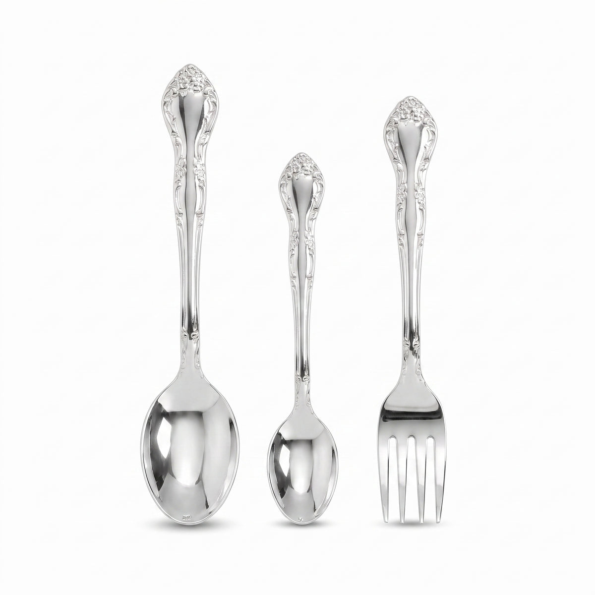 Bon Coup de Fourchette, Silver-Plated Baby Feeding Set
