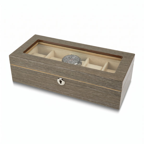 L'Écrin de Biarritz, Weathered Wood Watch Storage Box