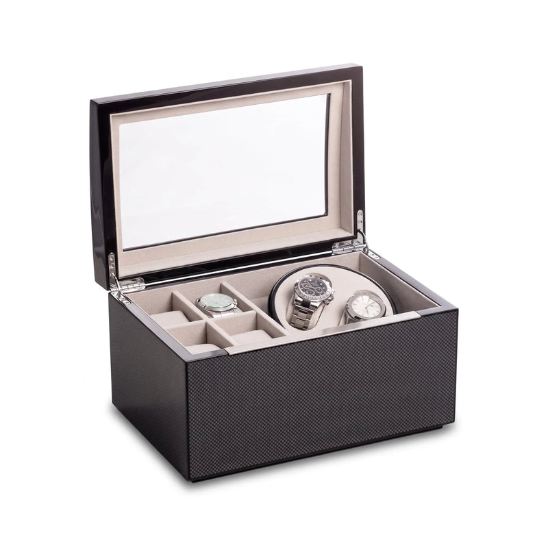 L'Éclat de Tuileries, Carbon Fiber & Glass Watch Winder