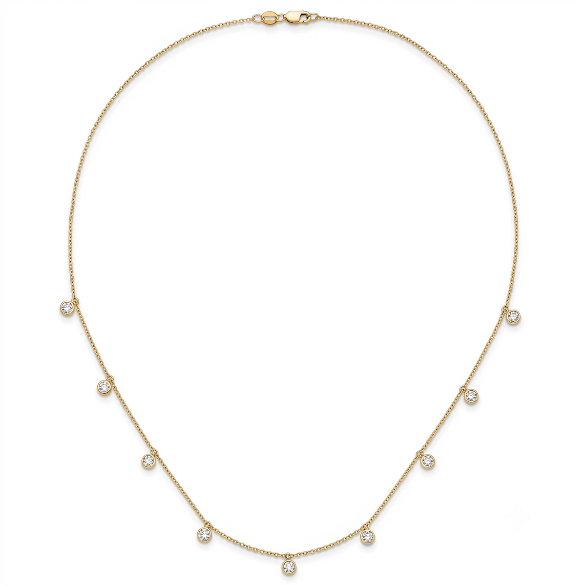 Les Neuf Étoiles de Montmartre, Lab-Grown Diamond Station Necklace