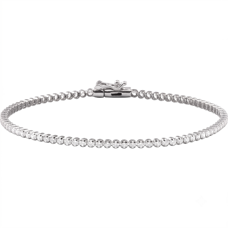 Lightweight Diamond Tennis Bracelet