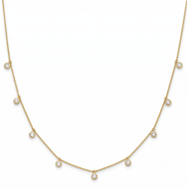 Les Neuf Étoiles de Montmartre, Lab-Grown Diamond Station Necklace