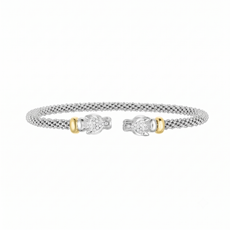 Diamond Panther Cuff