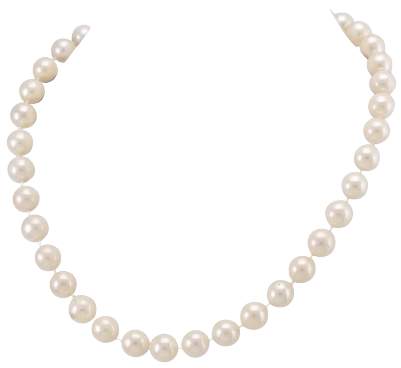 Lumière de la Côte d'Azur, White Cultured Pearl Necklace