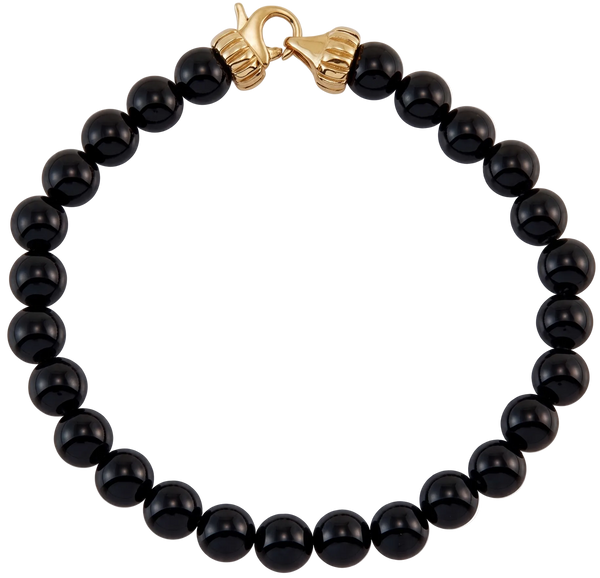 Onyx Bead Bracelet