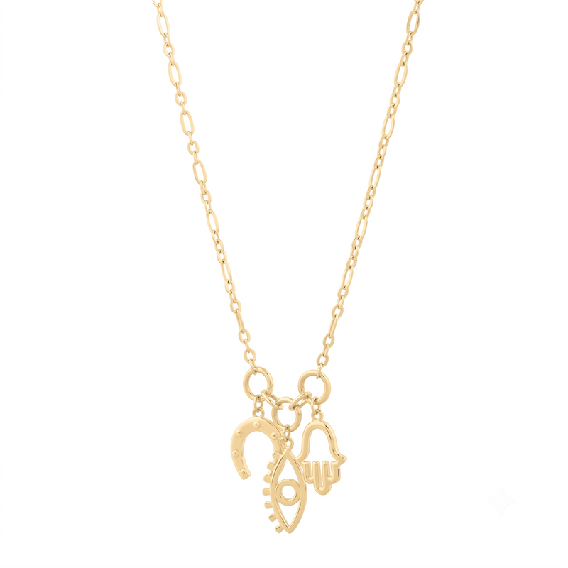 Lucky Charms Dangle Necklace (18")