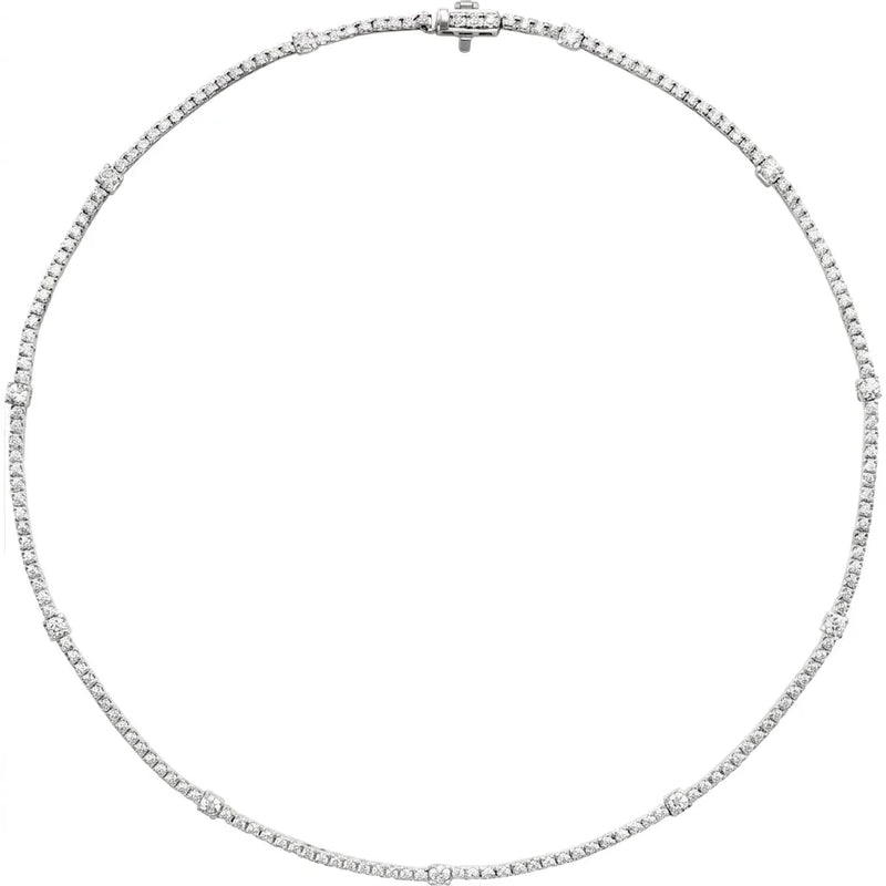 Aurore de Chambord, Lab-Grown Diamond Tennis Necklace