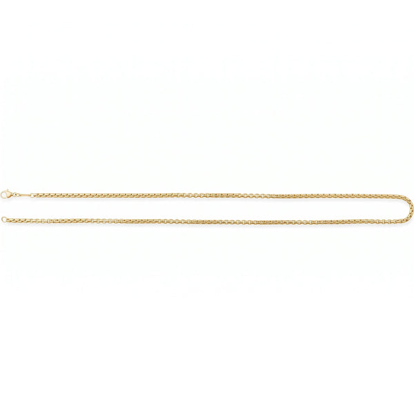 L'Ombre des Tuileries, White Gold Box Chain Necklace