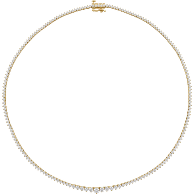 Lumière de Giverny, Diamond Graduated Tennis Necklace