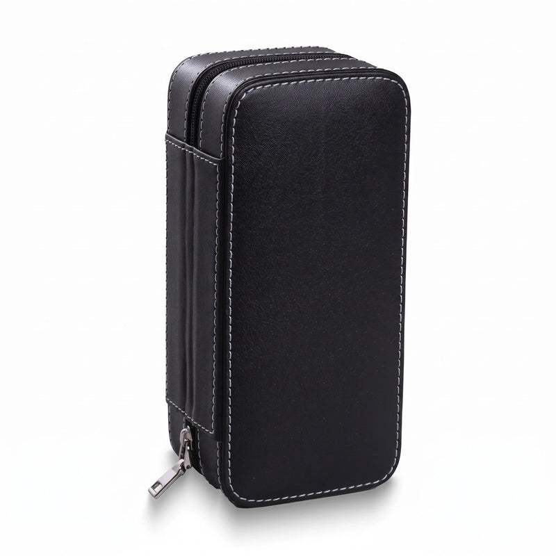 L'Étui de Chevilly, Leather & Velour Watch Travel Case