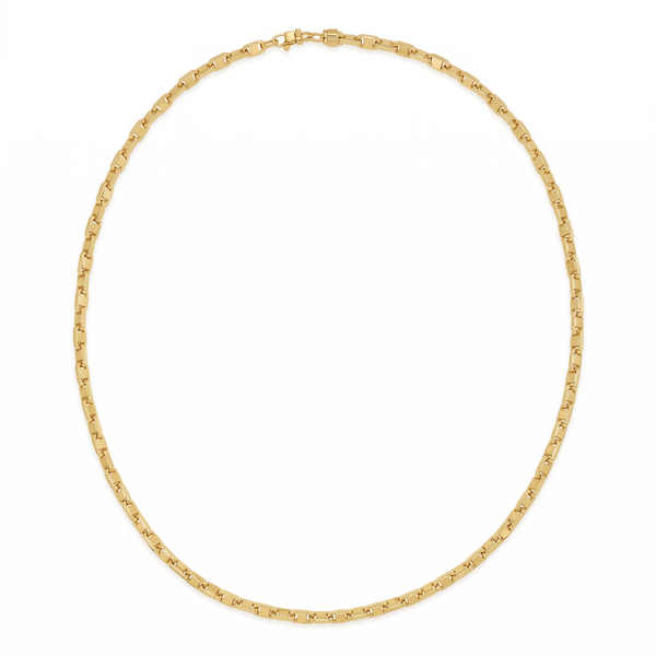 Alternating Mariner Chain Necklace (22