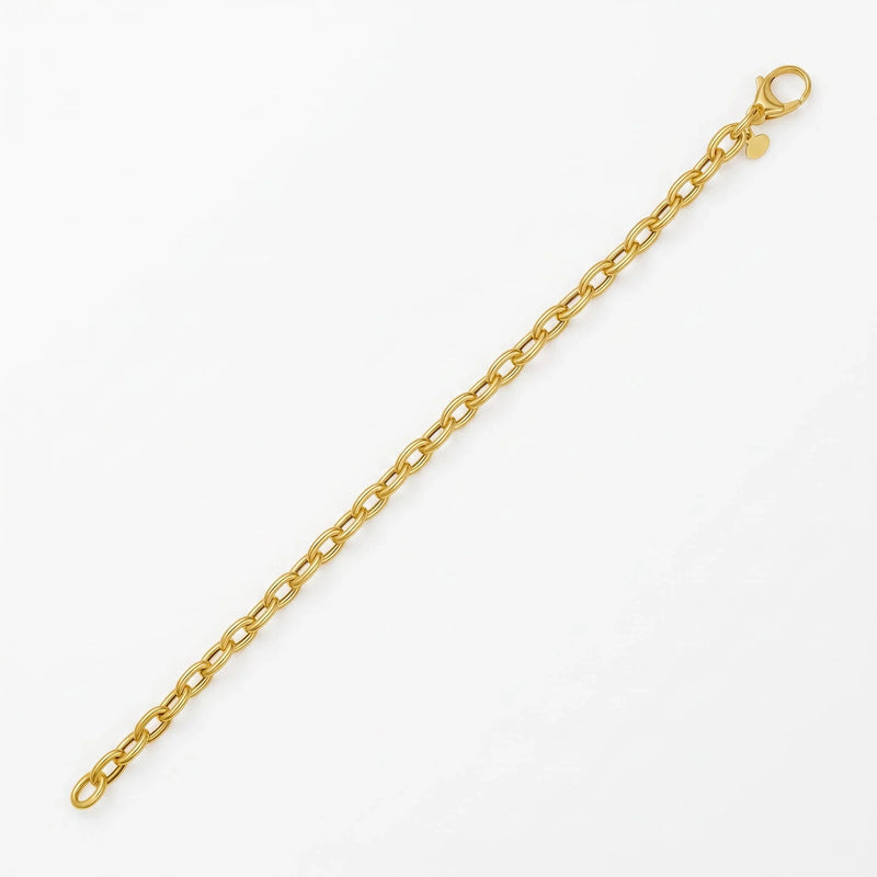La Chaîne du Pont-Neuf, 14K Gold Rolo Link Bracelet