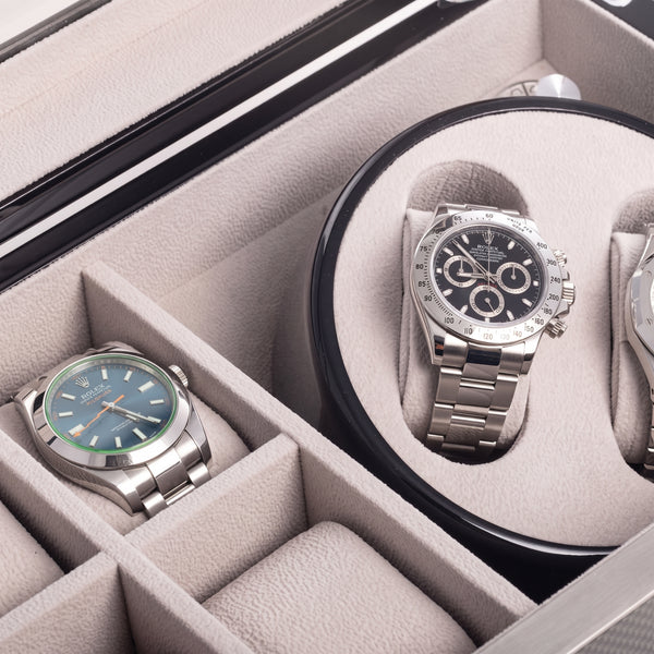 L'Éclat de Tuileries, Carbon Fiber & Glass Watch Winder