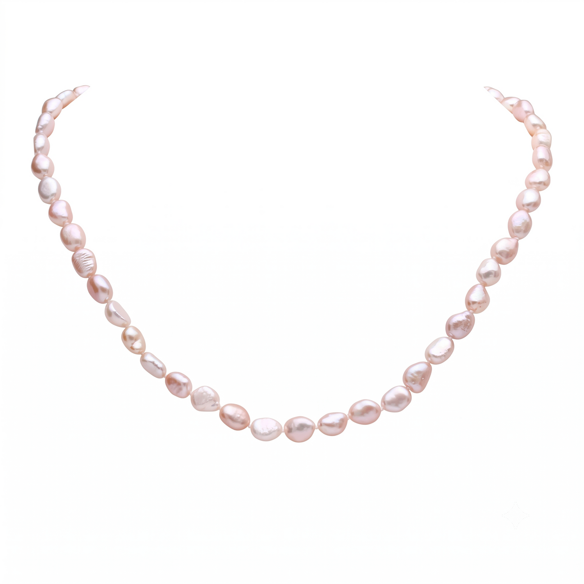 L'Aurore de Côte d'Azur, Lavender Pearl Baroque Necklace